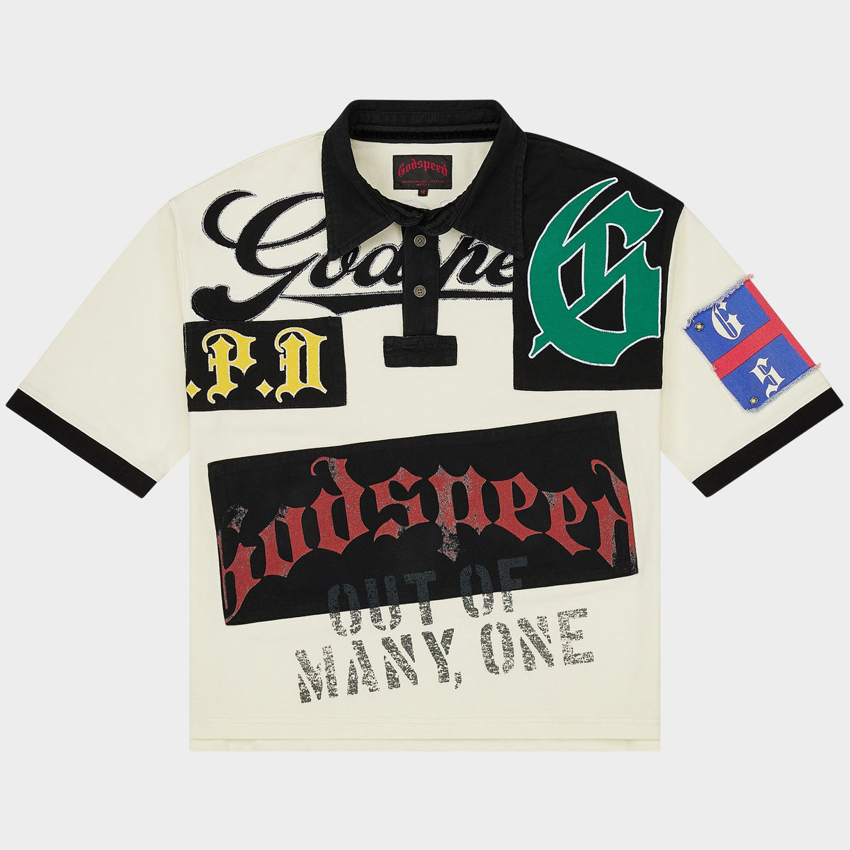 Godspeed Heritage Patchwork Polo (Cream)