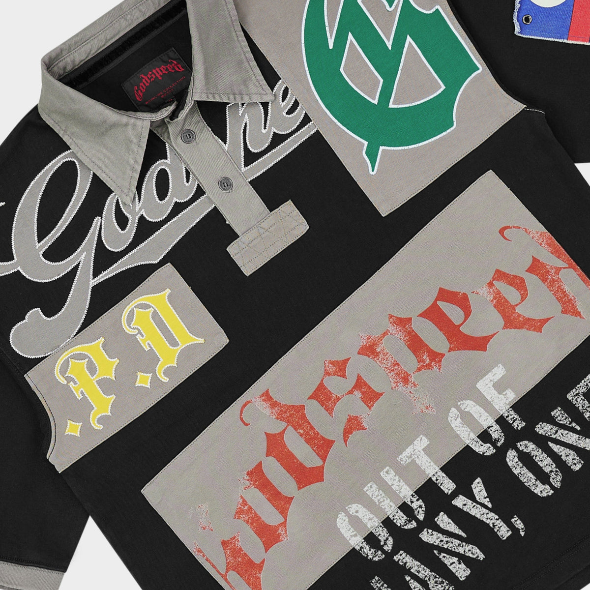 Godspeed Heritage Patchwork Polo (Black)