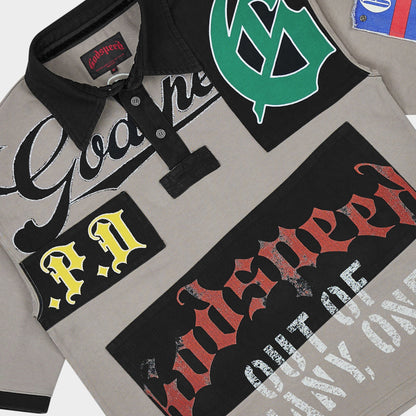 Godspeed Heritage Patchwork Polo (Grey)