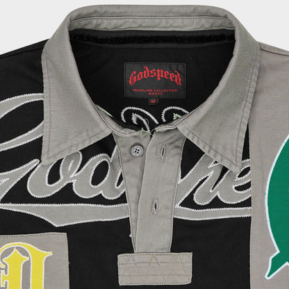 Godspeed Heritage Patchwork Polo (Black)