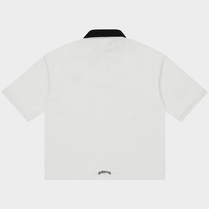 Godspeed Victor Minimal Crest Polo (White)