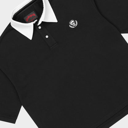 Godspeed Victor Minimal Crest Polo (Black)