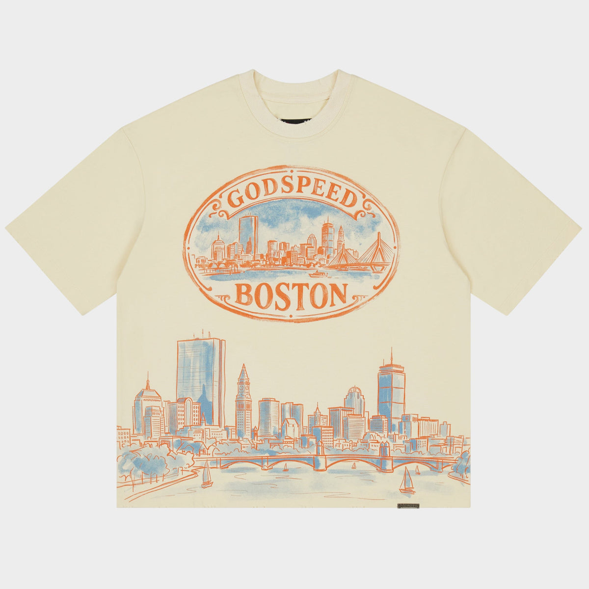 Godspeed Boston Skyline T-Shirt