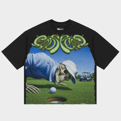 Godspeed Green Reaper T-Shirt (Black Wash)