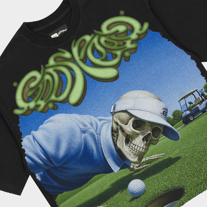 Godspeed Green Reaper T-Shirt (Black Wash)
