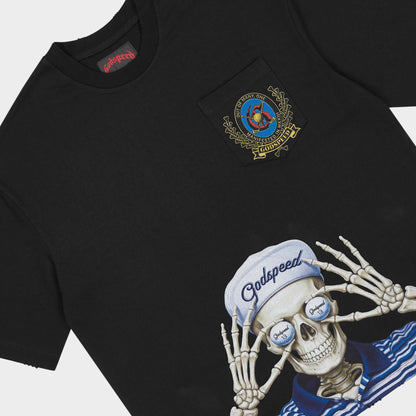 Godspeed Golf Days Pocket T-Shirt (Black)