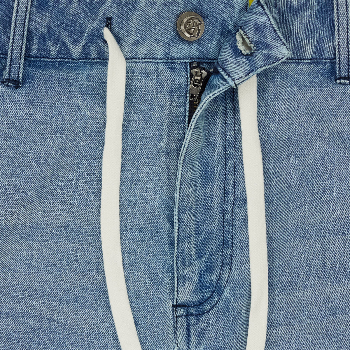 Godspeed Fémur Frayed Denim Shorts (Blue)