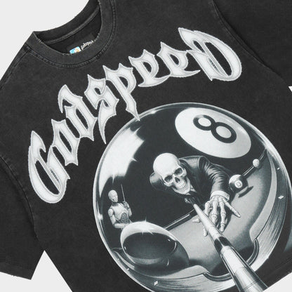Godspeed 8ball CP T-Shirt (Black Wash)