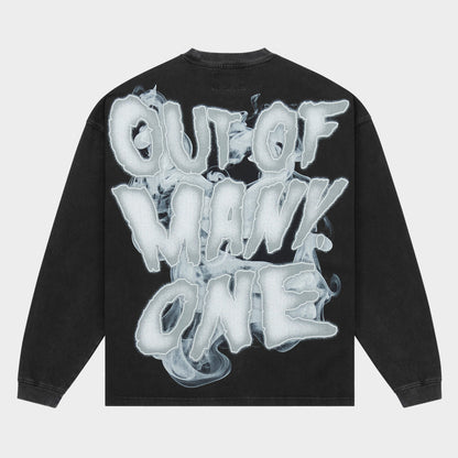 Godspeed No Risk, No Reward LS T-Shirt (Black Wash)