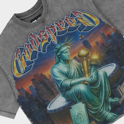 Godspeed Finally T-Shirt (Grey Wash)