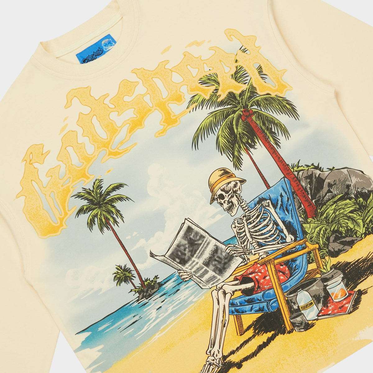 Godspeed Skeleton Beach II LS T-Shirt NG (Bone)