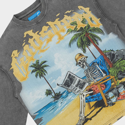 Godspeed Skeleton Beach II LS T-Shirt NG (Grey Wash)