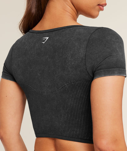 Women's Gymshark Gymshark X Bratz Crop Top Black