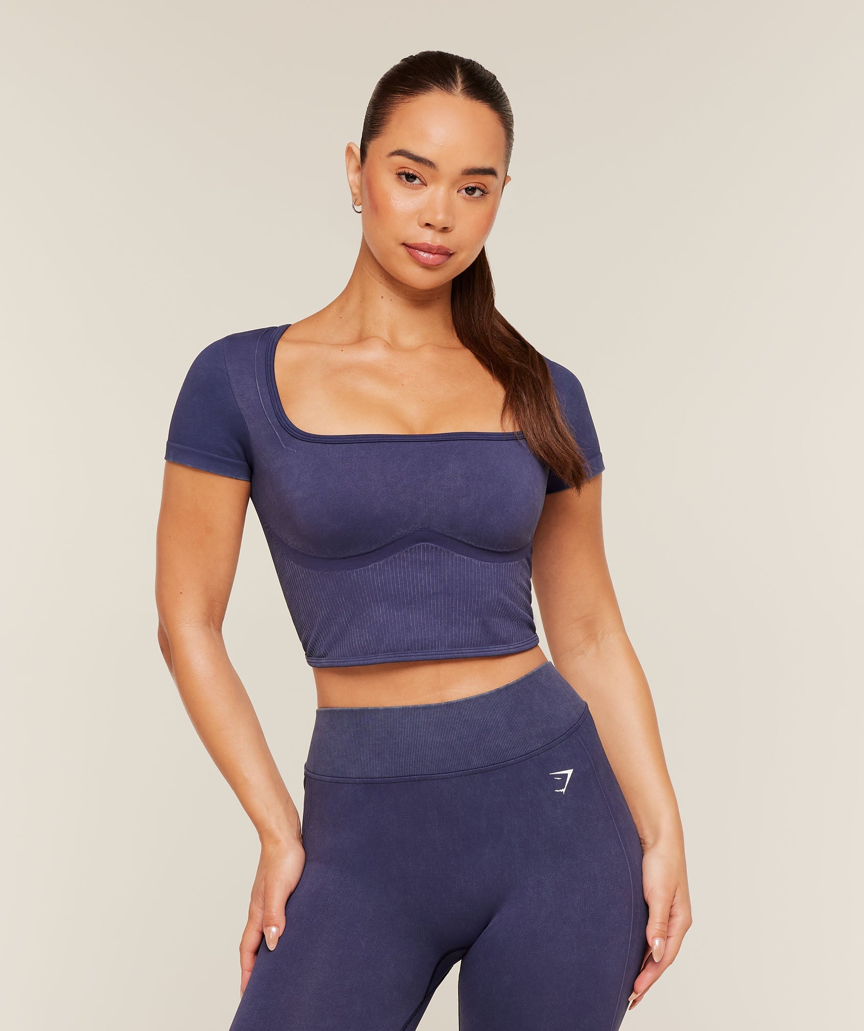 Women's Gymshark Gymshark X Bratz Crop Top Indigo Purple