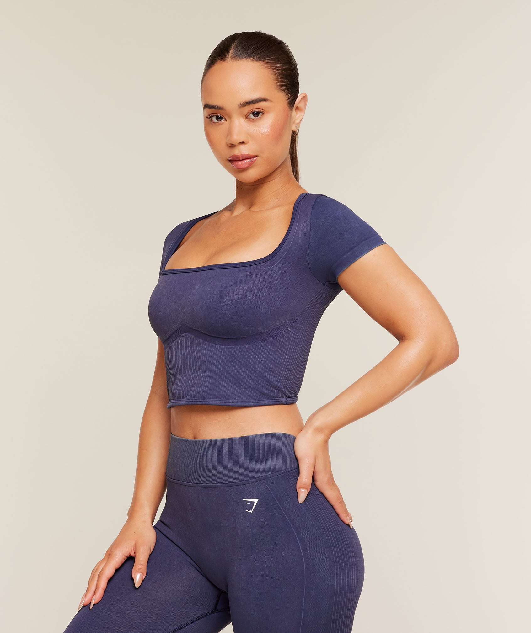 Women's Gymshark Gymshark X Bratz Crop Top Indigo Purple