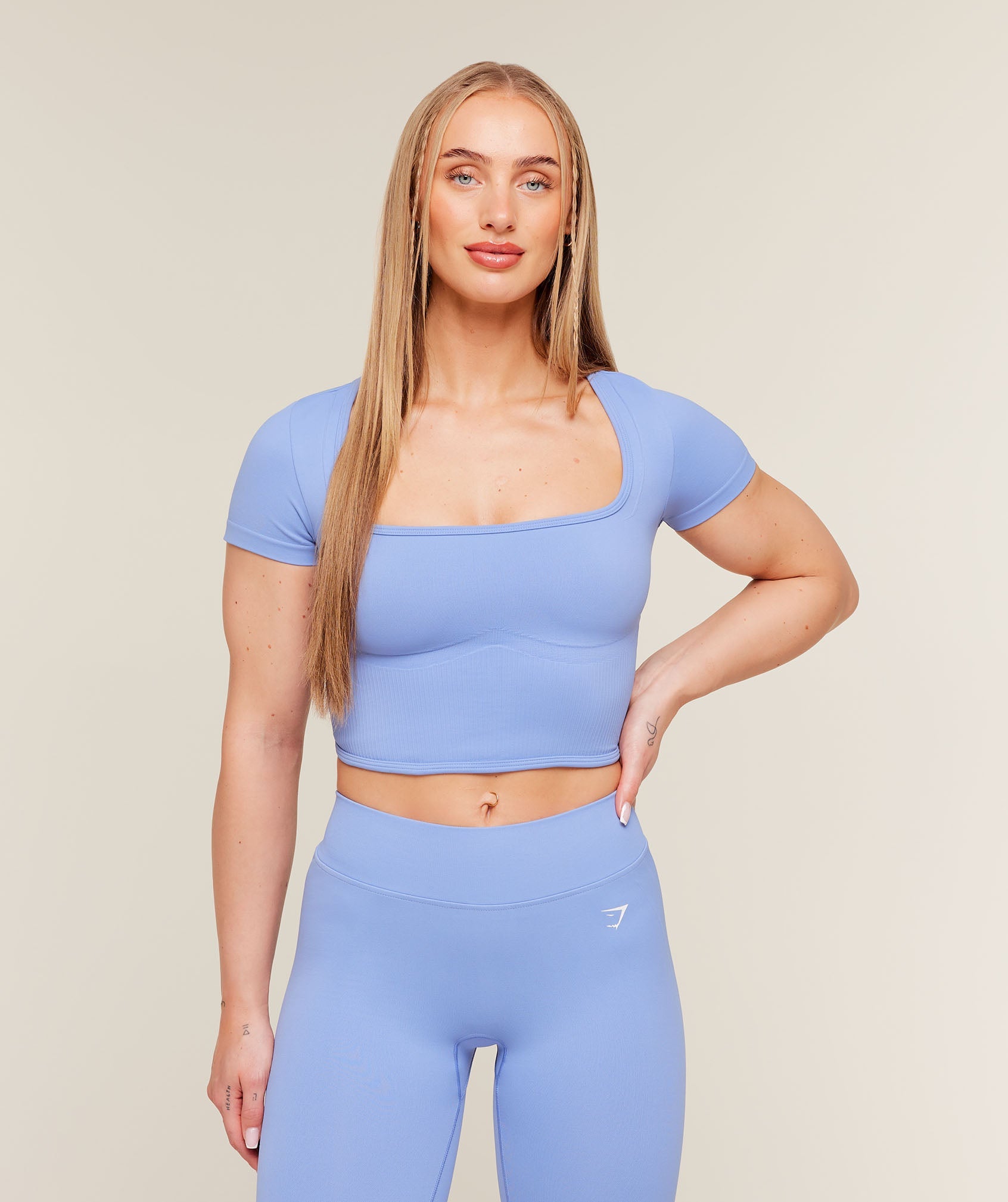 Women's Gymshark Gymshark X Bratz Crop Top Steady Purple