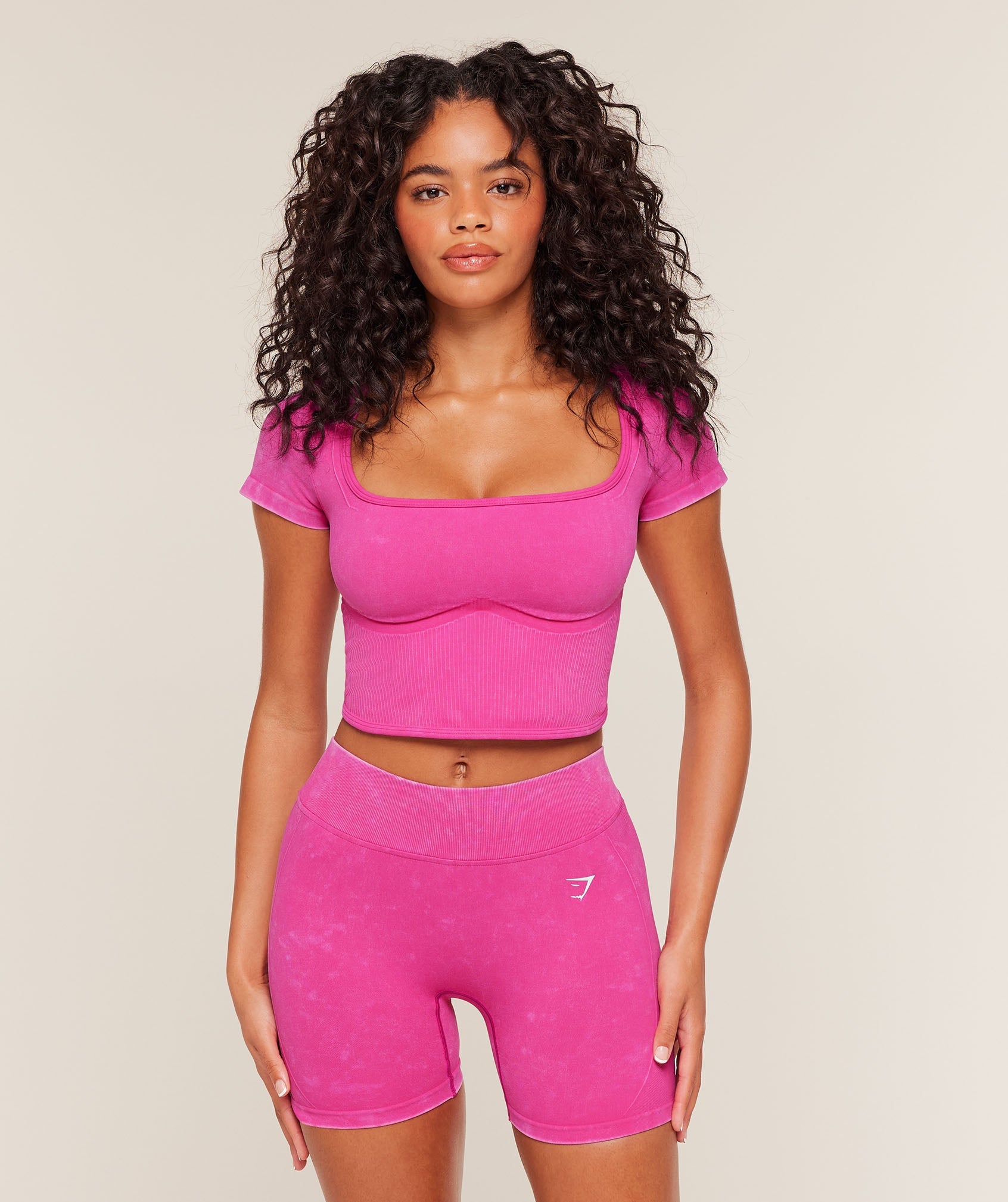 Women's Gymshark Gymshark X Bratz Crop Top Super-Set Pink