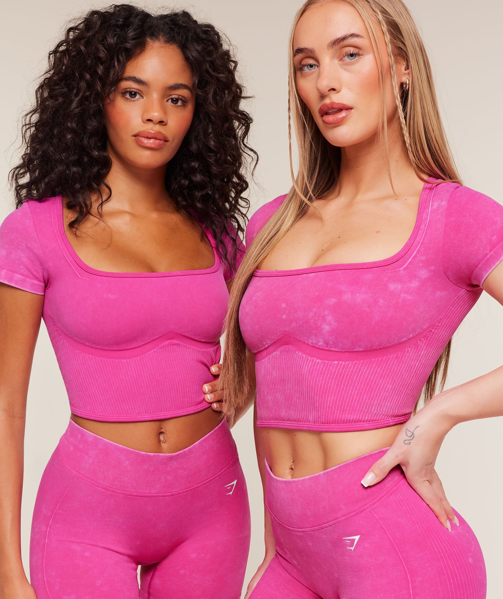 Women's Gymshark Gymshark X Bratz Crop Top Super-Set Pink