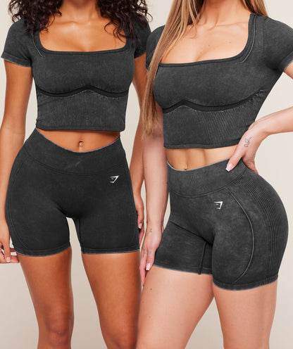 Women's Gymshark Gymshark X Bratz Shorts Black