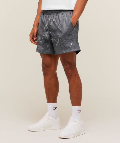 Gymshark Gymshark X Frazetta Power Shorts Onyx Grey