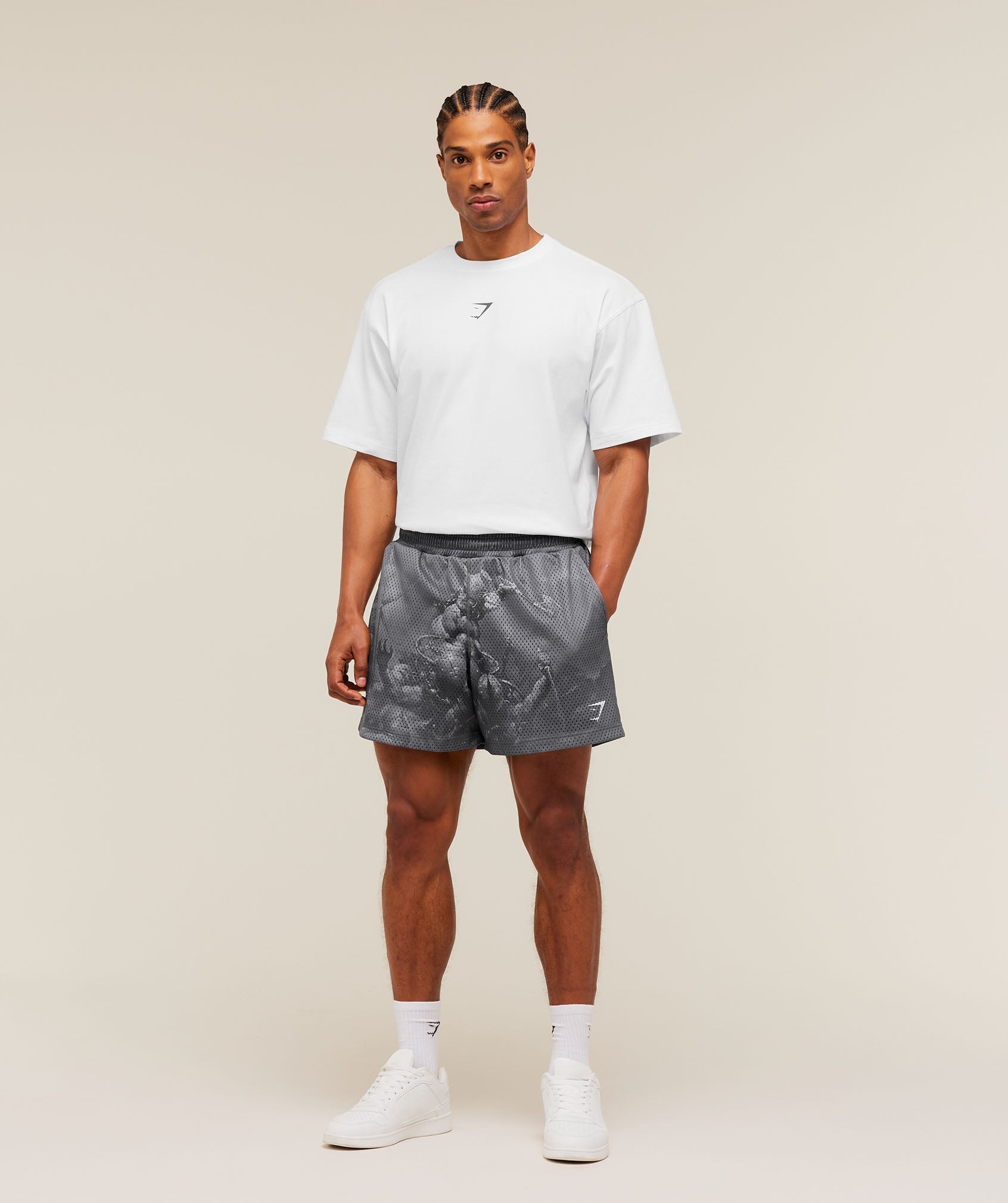 Gymshark Gymshark X Frazetta Power Shorts Onyx Grey