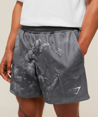 Gymshark Gymshark X Frazetta Power Shorts Onyx Grey