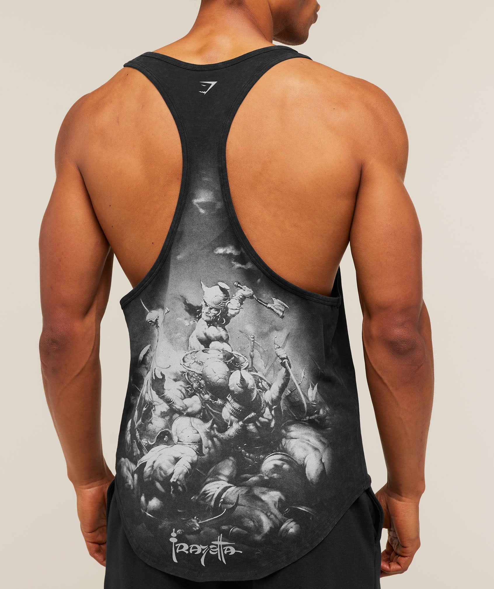 Gymshark Gymshark X Frazetta Power Stringer Black