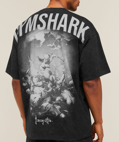 Gymshark Gymshark X Frazetta Power T-Shirt Black