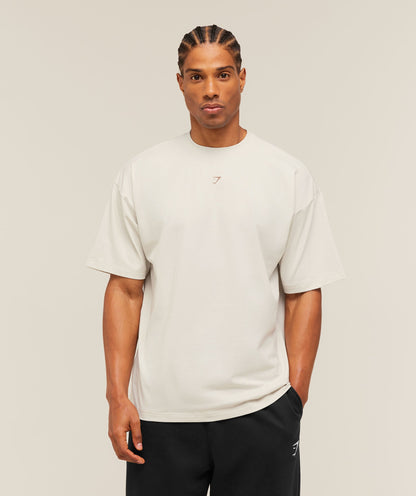 Gymshark Gymshark X Frazetta Power T-Shirt Tinted White