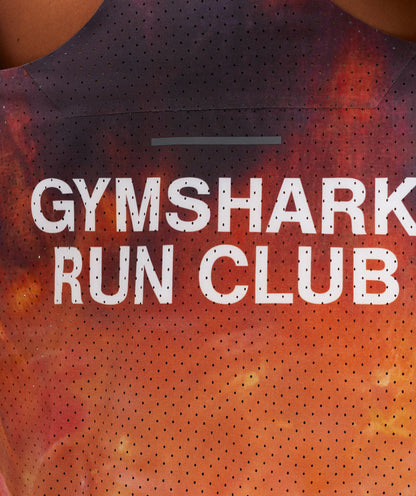 Gymshark Gymshark X Frazetta X Run Club Tank Red Rust