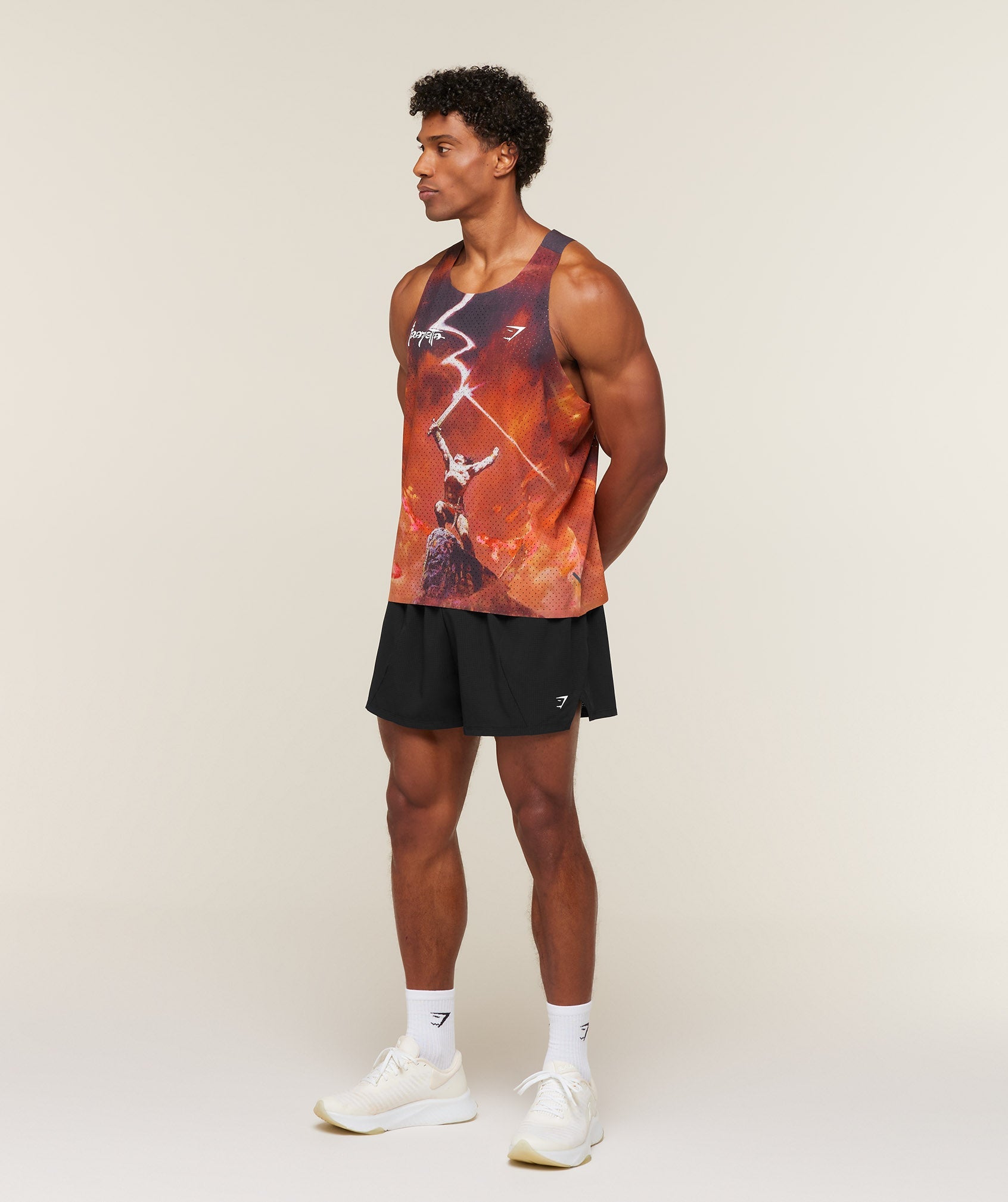 Gymshark Gymshark X Frazetta X Run Club Tank Red Rust