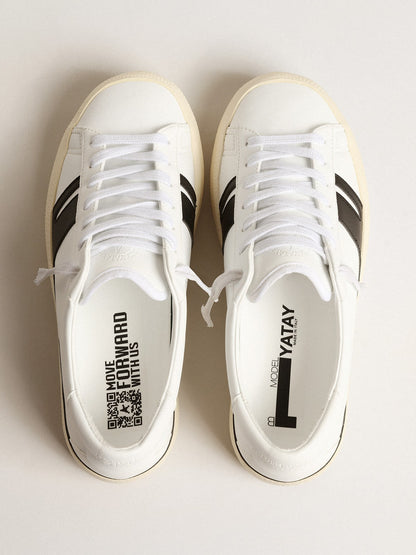 Golden Goose Yatay Model 1B Sustainable Sneakers With White Bio-Based Upper And Black Y Womens