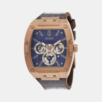 Guess Gt Phoenix Men Quartz Blue Dial Analog Stainless Steel Gw0202G2