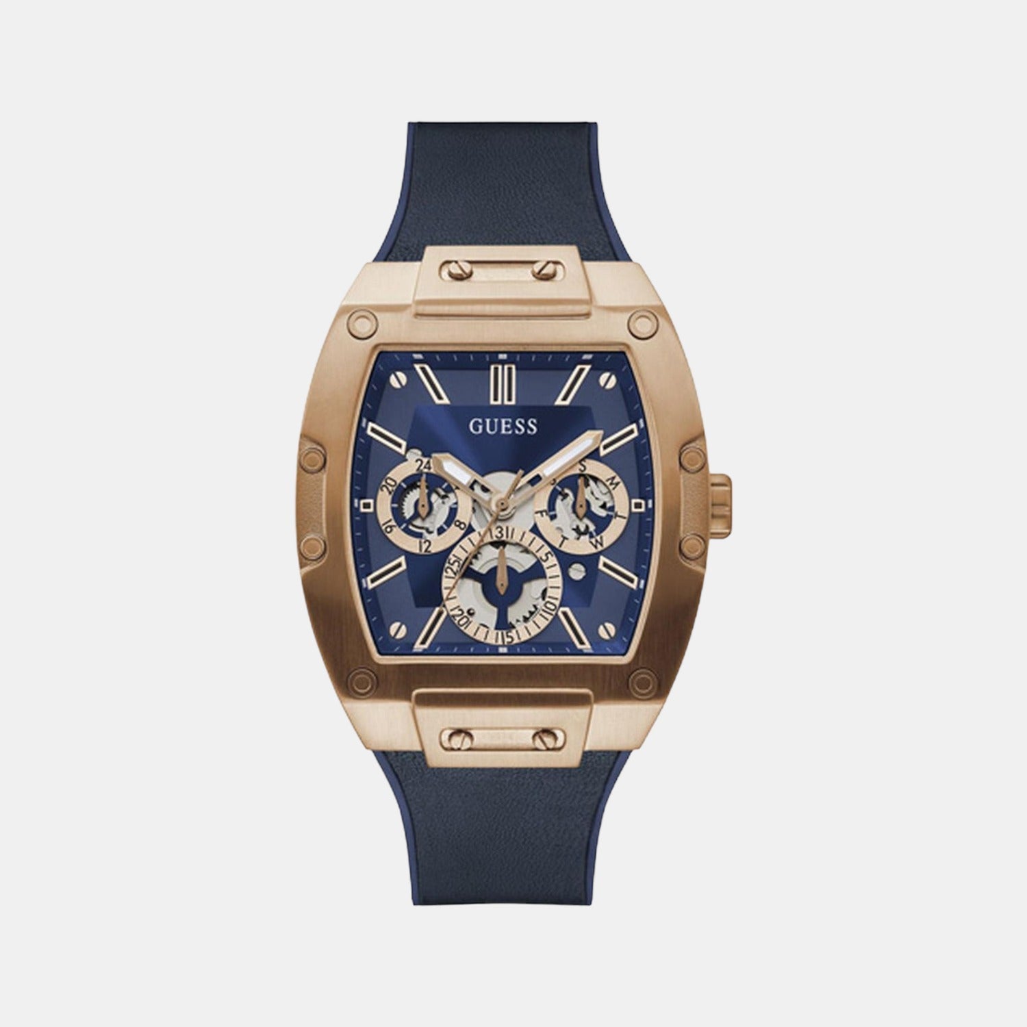 Guess Gt Phoenix Men Quartz Blue Dial Analog Stainless Steel Gw0202G4