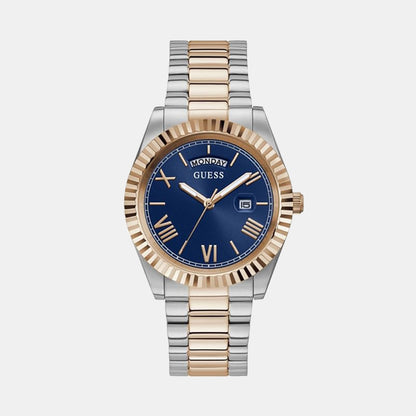 Guess Gd Connoisseur Men Quartz Blue Dial Analog Stainless Steel Gw0265G12