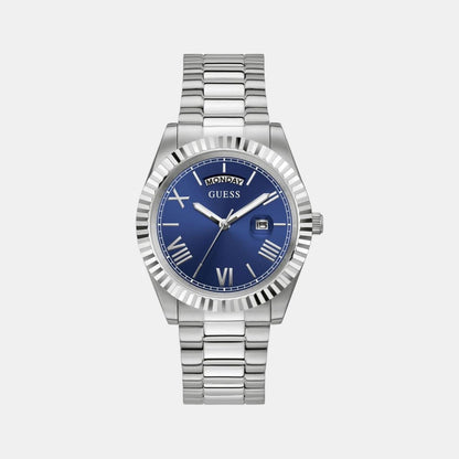 Guess Gd Connoisseur Men Quartz Blue Dial Analog Stainless Steel Gw0265G7