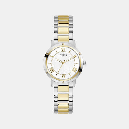 Guess Gd Dawn Women Quartz White Dial Analog Stainless Steel Gw0404L2