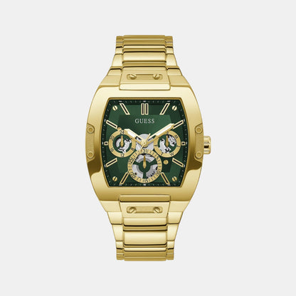 Guess Gt Phoenix Men Quartz Green Dial Analog Stainless Steel Gw0456G3