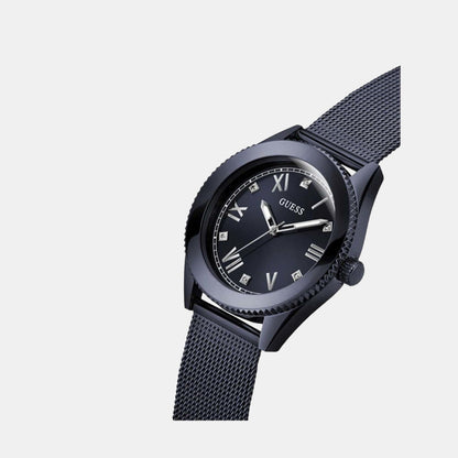 Guess Noble Men Quartz Black Dial Analog Stainless Steel Watch Gw0495G3