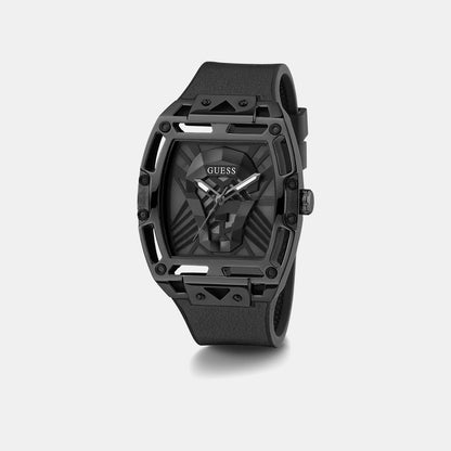 Guess Gt Legend Men Quartz Black Dial Analog Stainless Steel Gw0500G2