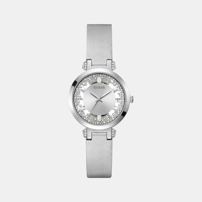 Guess Gd Crystal Clear Women Quartz Silver Dial Analog Stainless Steel Gw0535L3