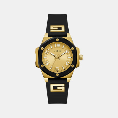 Guess Gs G Hype Women Quartz Champagne Dial Analog Stainless Steel Gw0555L2