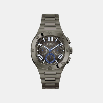 Guess Gd Headline Men Quartz Grey Dial Analog Stainless Steel Gw0572G5