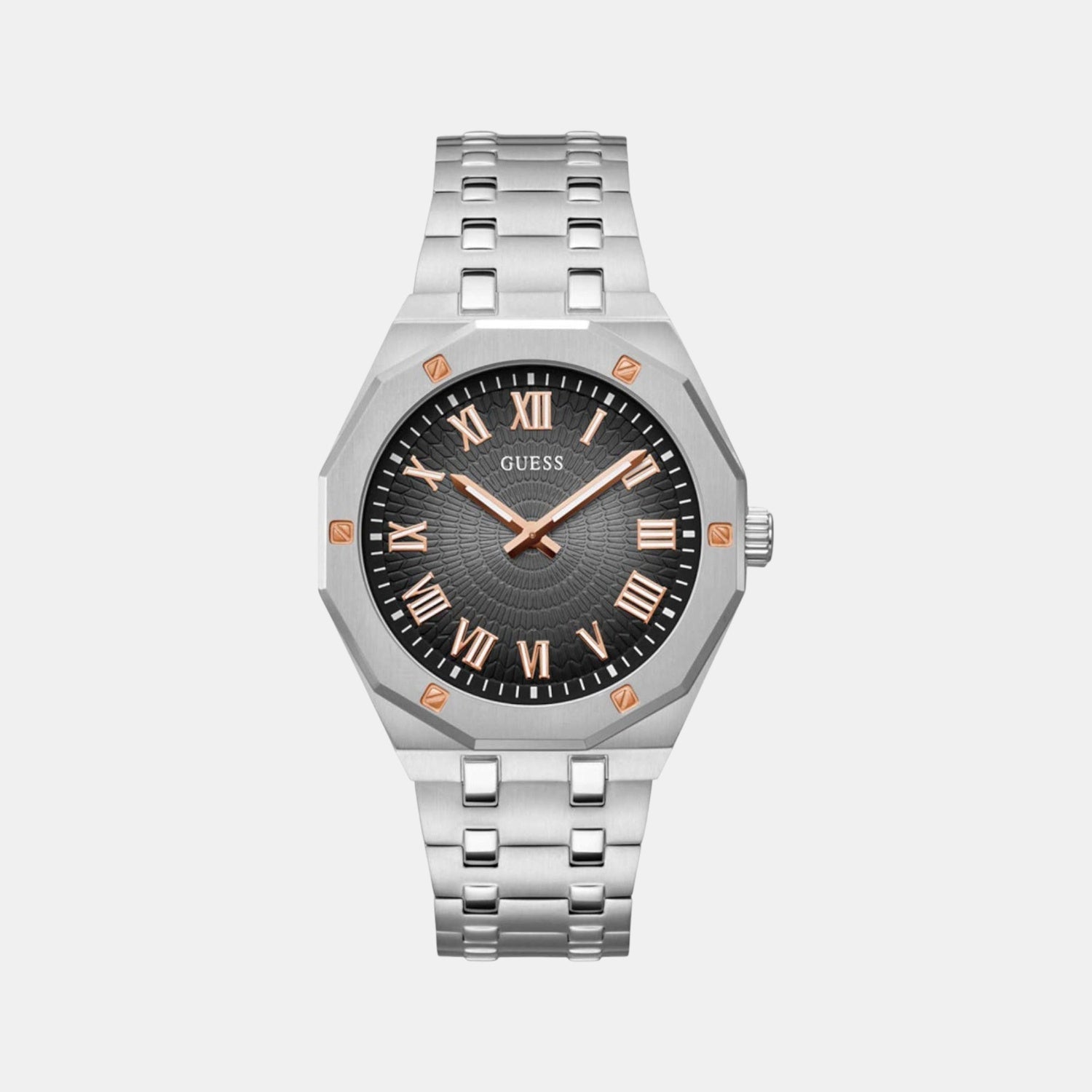 Guess Gd Asset Men Quartz Black Dial Analog Stainless Steel Gw0575G1