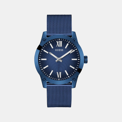 Guess Guess Dress Men Quartz Blue Dial Analog Stainless Steel Watch Gw0629G3
