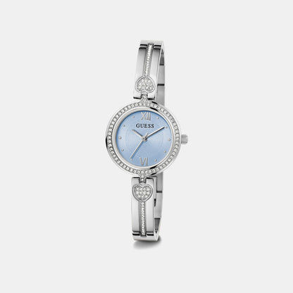 Guess Gb Lovey Women Quartz Blue Dial Analog Stainless Steel Gw0655L4