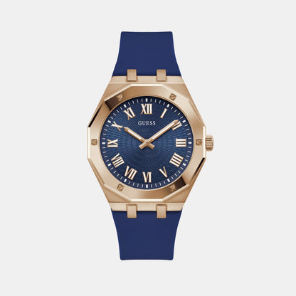 Guess Gd Asset Men Quartz Blue Dial Analog Stainless Steel Gw0663G3