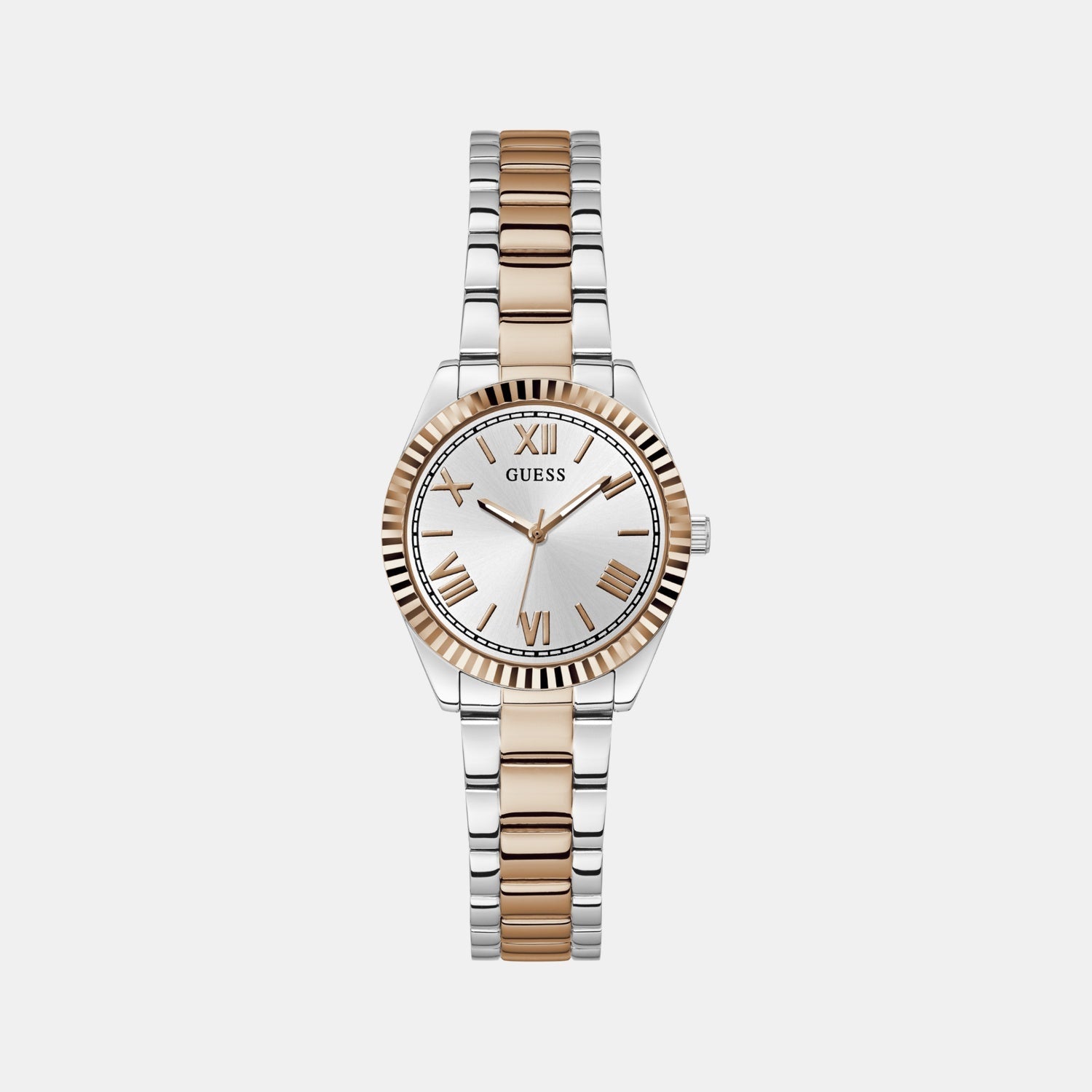 Guess Gd Mini Luna Women Quartz Silver Dial Analog Stainless Steel Gw0687L3
