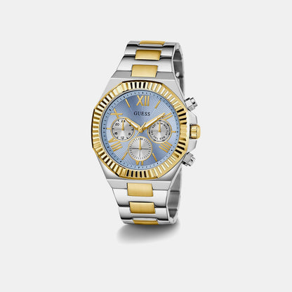 Guess Gd Equity Men Quartz Blue Dial Analog Stainless Steel Gw0703G3