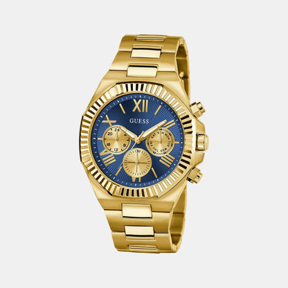 Guess Gd Equity Men Quartz Blue Dial Analog Stainless Steel Gw0703G6